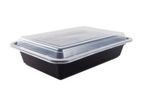 Reusable Premium Container 32oz – Rectangular Freezer And Microwave